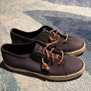 Sperry Top Sider Leather Sneakers, Women’s Sz 9